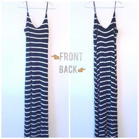 Black + White Maxi Dress.