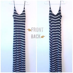 Black + White Maxi Dress.