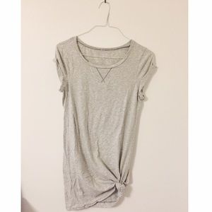 Heathered Gray T-shirt Dress