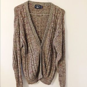 Multi Neutral Color Vintage Cardigan