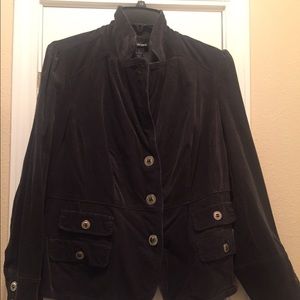 Military Corduroy Grey Jacket