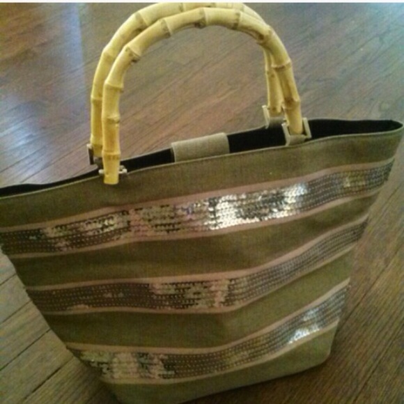 💌Victoria Secret💌 Sequins canvas tote💌 - Picture 4 of 4