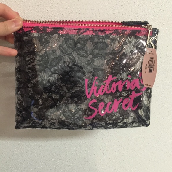 Victoria secret lace make up bag(sold)