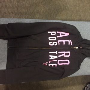 Aeropostale black zip up
