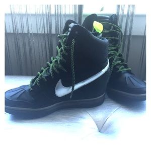 Nike waterproof wedge sneakers