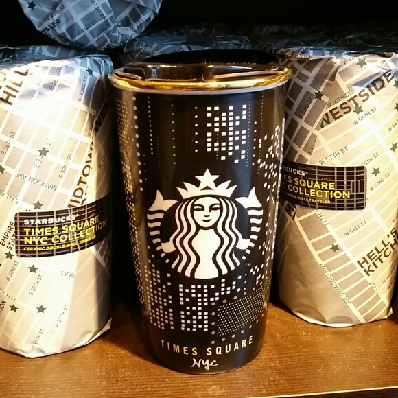 ❌SOLD❌ Starbucks Times Square 12 Oz Travel Mug - Picture 1 of 1