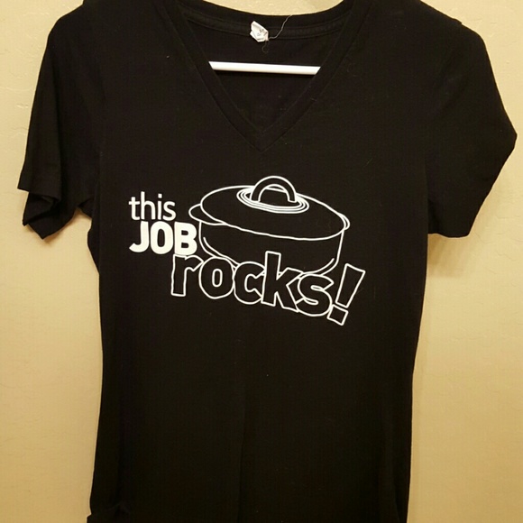 'This job rocks' Pampered chef shirt
