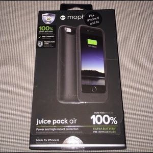 iPhone 6 Black Mophie Charging Case