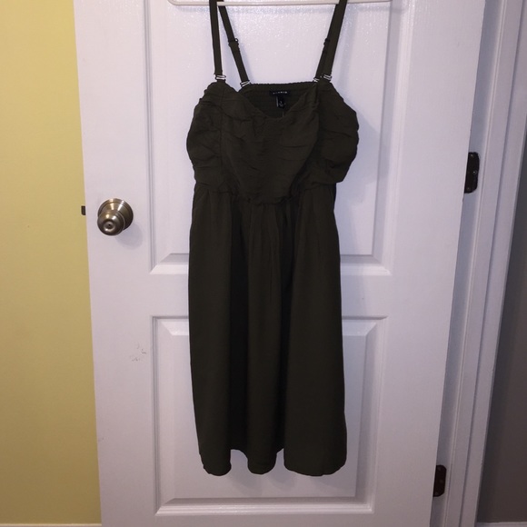 Torrid army green dress