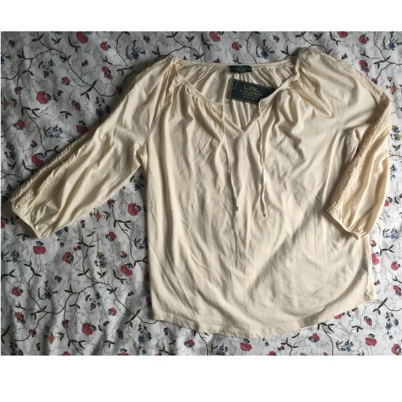 NWT Ralph Lauren Cream top