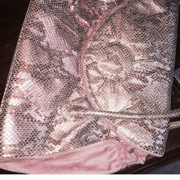 Inge Christopher snakeskin handbag