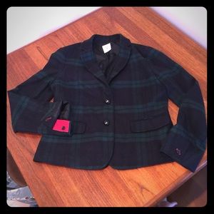 Gap plaid academy blazer