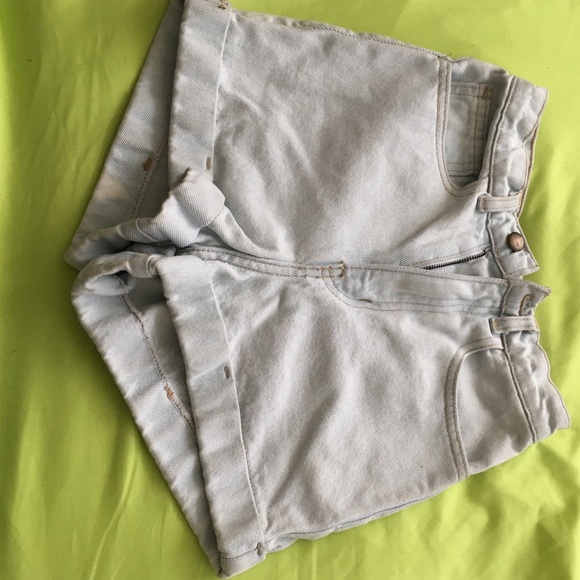 High Waisted Denim Shorts