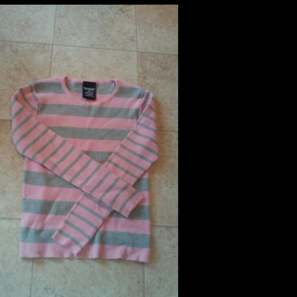 Pink and gray sweater