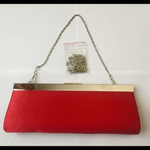 Red Clutch Purse - Picture 2 of 3