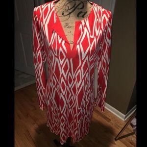 Diane Von Firstenverg Reina dress LS.  NWT. 14