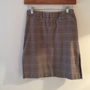 PLaid skirt