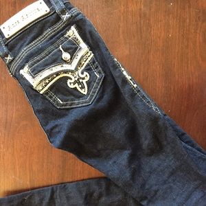 Size 25 Rock Revival skinny jeans LIKE NEW