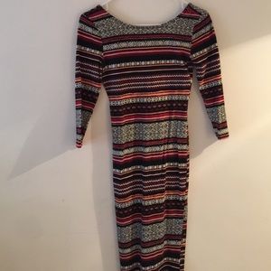 Longer printed dress