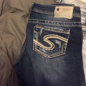 Silver jeans