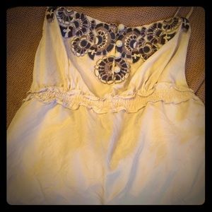 BCBG Intricate detailed top