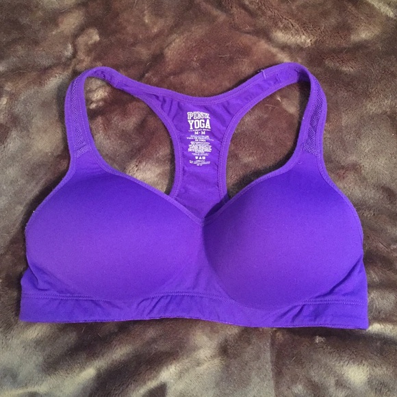 PINK Victoria's Secret Other - VS purple yoga push up sports bra