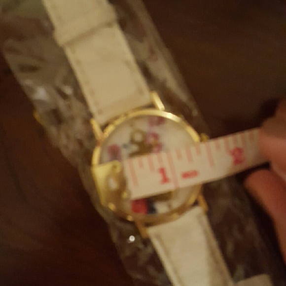 White Anchor watch with vegan leather strap - Picture 3 of 3