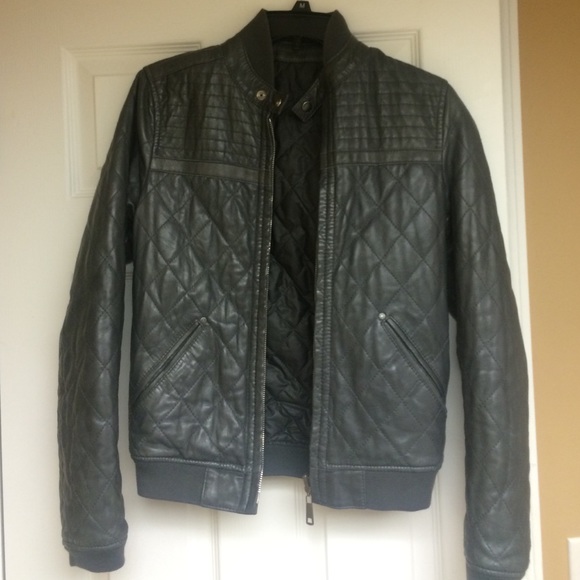 Genuine Lamb Leather Bomber Jacket