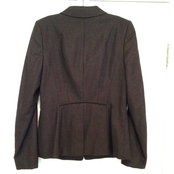 NWOT Classiques Entier Brown Wool Blazer - Picture 4 of 4