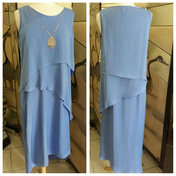 Tiered hi-low dress, NWT