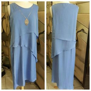 Tiered hi-low dress, NWT