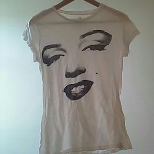 White Marilyn Monroe Tee