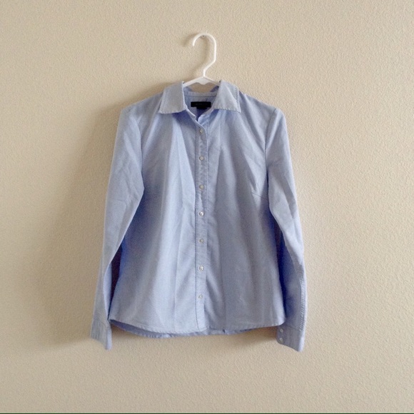 | new | blue button-down blouse