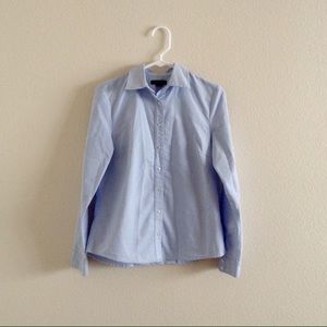 | new | blue button-down blouse