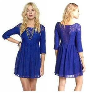 Free People Lace Baby Doll Dress
