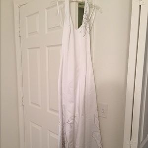 Long elegant white dress!!