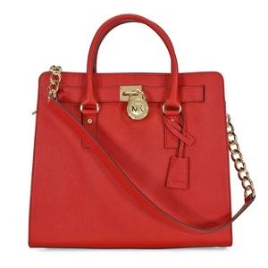 💯 Authentic Michael Kors Hamilton Large Tote Bag