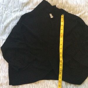 Black crop top shrug