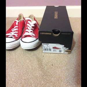Red converse