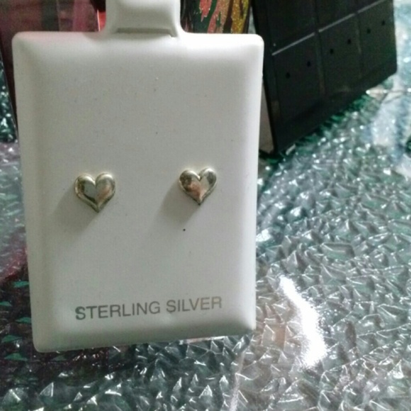 Sterling Silver Heart Earrings