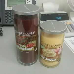 Yankee pillar candles
