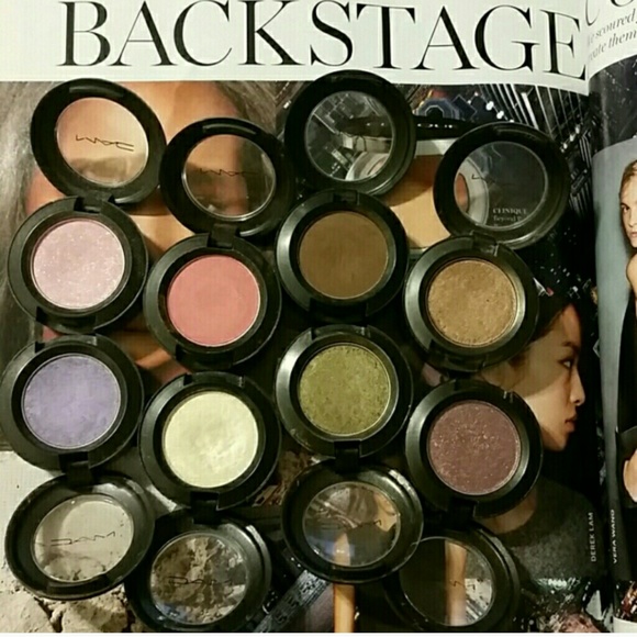 Lot of Gently used Mac shadows