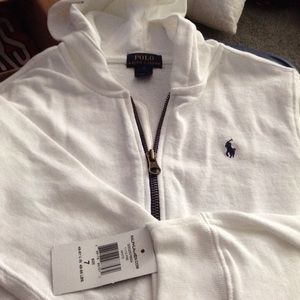 Polo boys zip sweater