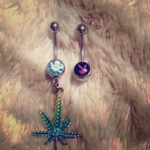 Belly button ring bundle
