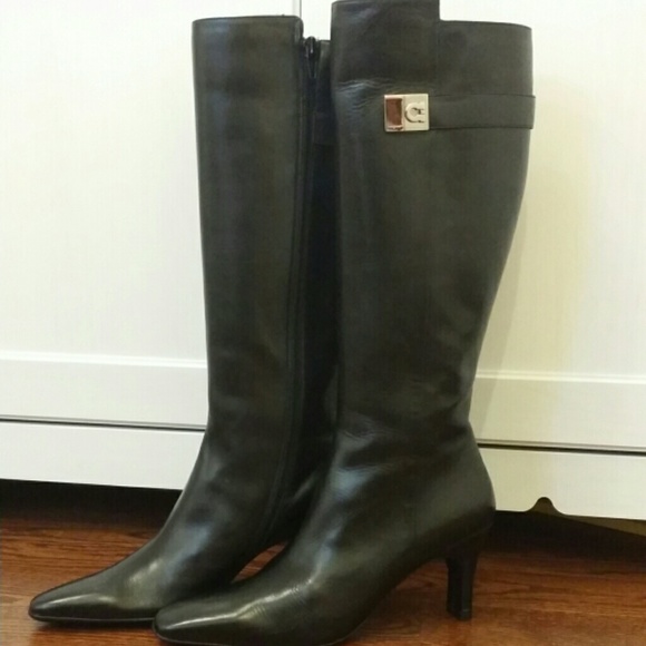 SOLD New Salvatore Ferragamo Tall Boots Size 6.5