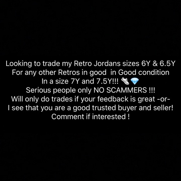 Air Jordan retro Collections sizes 6Y-7Y $100 each - Picture 4 of 4
