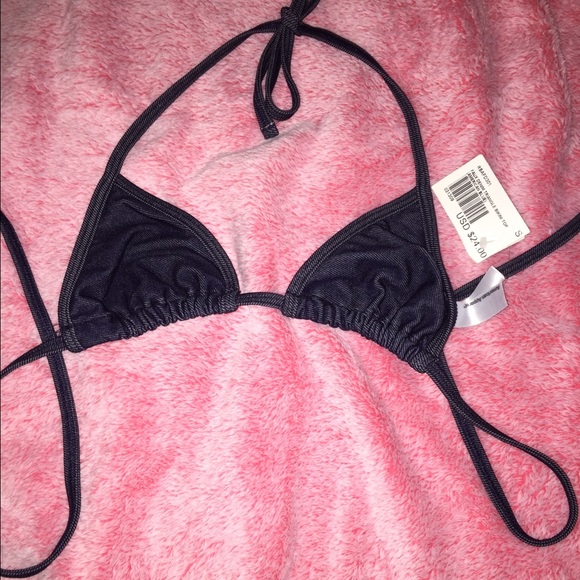 AA Jean triangle bathing suit top
