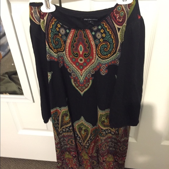 Size Medium paisley patterned dress
