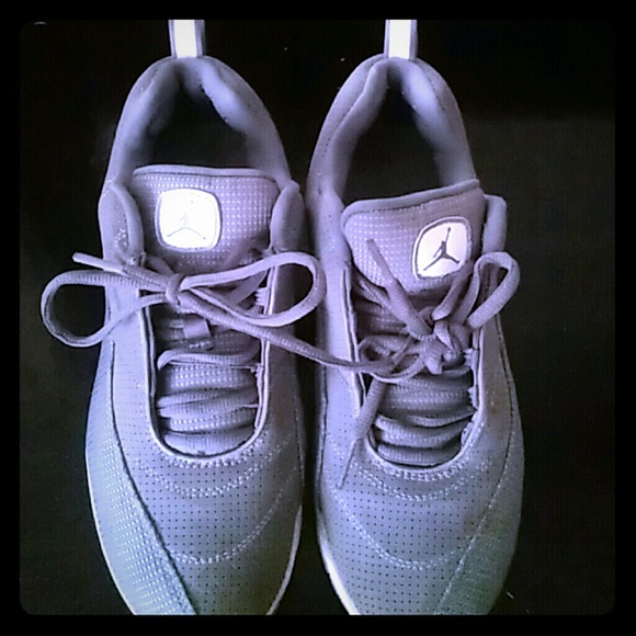 Grey low top Jordans