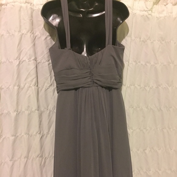 Sale 🎉Watters &Watters grey dress sz 12 style7541 - Picture 2 of 4